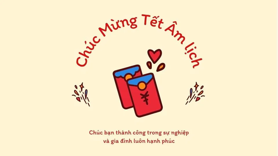 Thiệp chúc Tết đồng nghiệp, bạn bè 2024