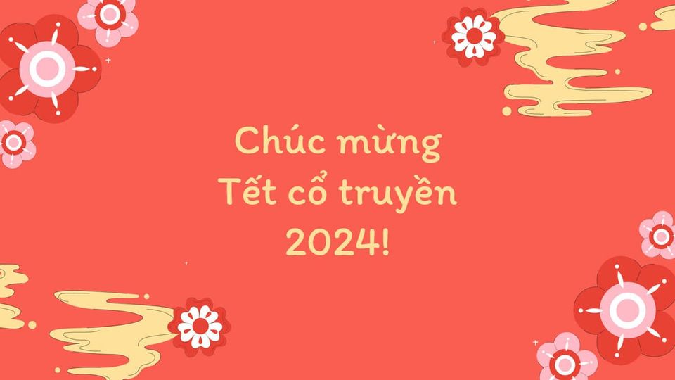 Mẫu Thiệp chúc Tết cổ truyền cho vợ, người yêu năm 2024