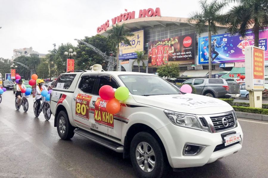 Thuê Xe Bán Tải Chạy Roadshow, Tổ Chức Roadshow Xe Bán Tải 5 thue xe ban tai roadshow ha noi