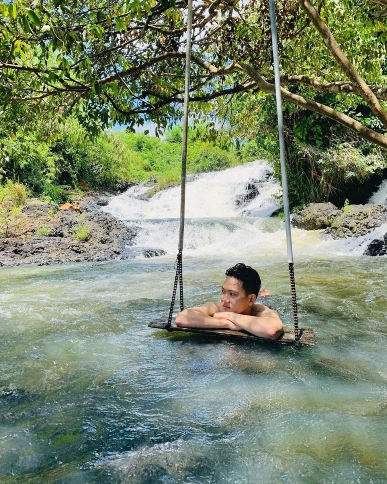 Thác 5 tầng Đắk Nông - Vườn địa đàng giữa núi rừng Tây Nguyên thác 5 tầng Tắm Thác 5 tầng
