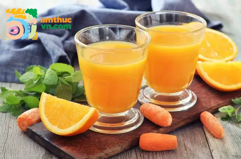 Vị ngọt thanh mát của nước cam rất dễ uống, phù hợp cho mọi lứa tuổi