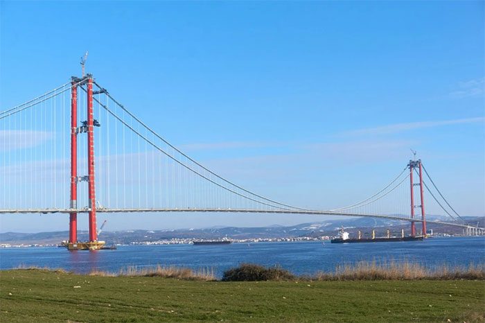 cau-canakkale Top 6 cây cầu treo dài nhất thế giới