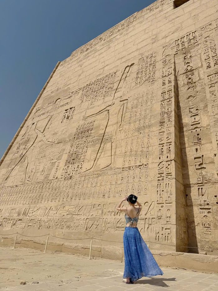 Chiêm ngưỡng tác phẩm kiến trúc cổ đại đền Karnak Ai Cập