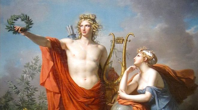 Apollo là vị thần tượng trưng cho ánh sáng và nghệ thuật