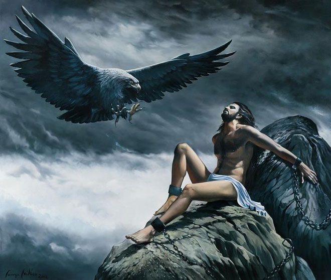 Prometheus là hậu duệ của Titan khổng lồ và cũng là vị thần tiên tri