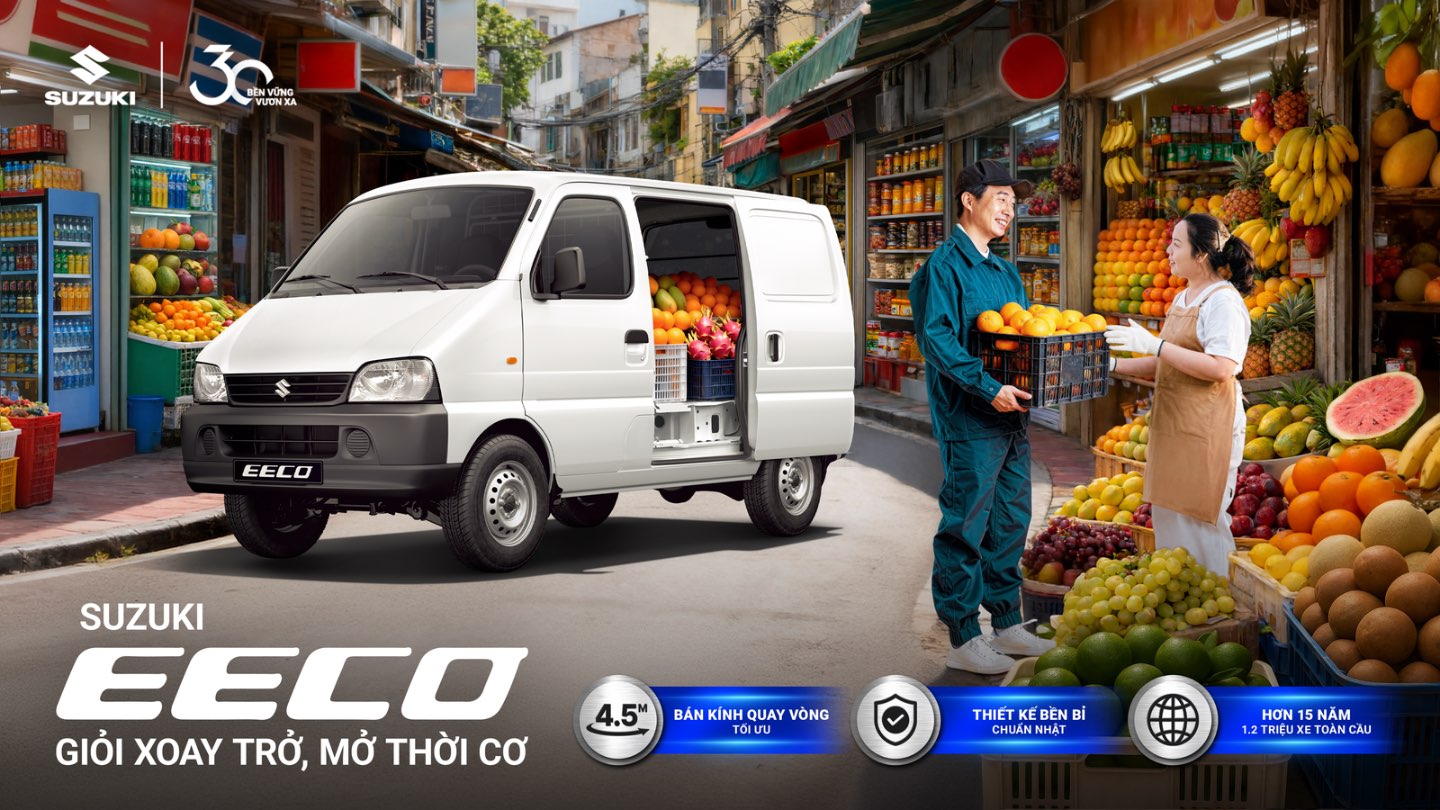 xehay-suzuki-22122520-205 Suzuki chính thức giới thiệu mẫu xe tải van mới - Suzuki EECO tại Việt Nam
