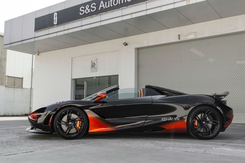 Cận cảnh McLaren 750S Spider Orange Coriolis: Phiên bản cá nhân hóa cực chất giá 29,4 tỷ đồng