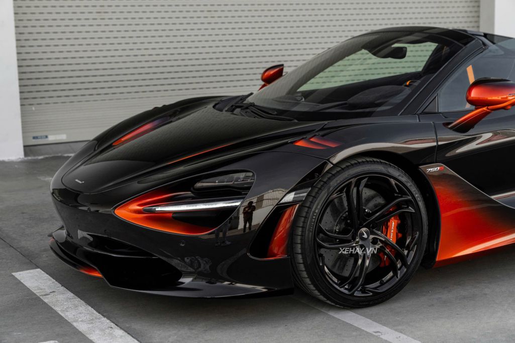 Cận cảnh McLaren 750S Spider Orange Coriolis: Phiên bản cá nhân hóa cực chất giá 29,4 tỷ đồng