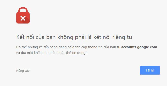 Lỗi không vào được gmail trên chrome. Lỗi không vào được gmail trên chrome.