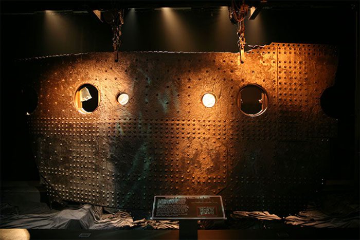Mảnh thân tàu được công ty RMS Titanic trục vớt