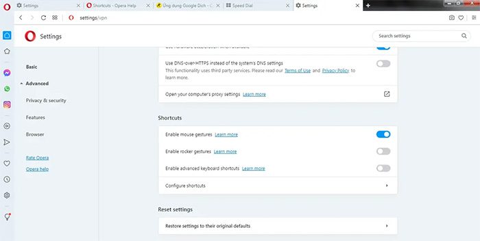 trinh-duyet-opera Mẹo ít ai biết giúp lướt web siêu mượt bằng cử chỉ trên mọi trình duyệt