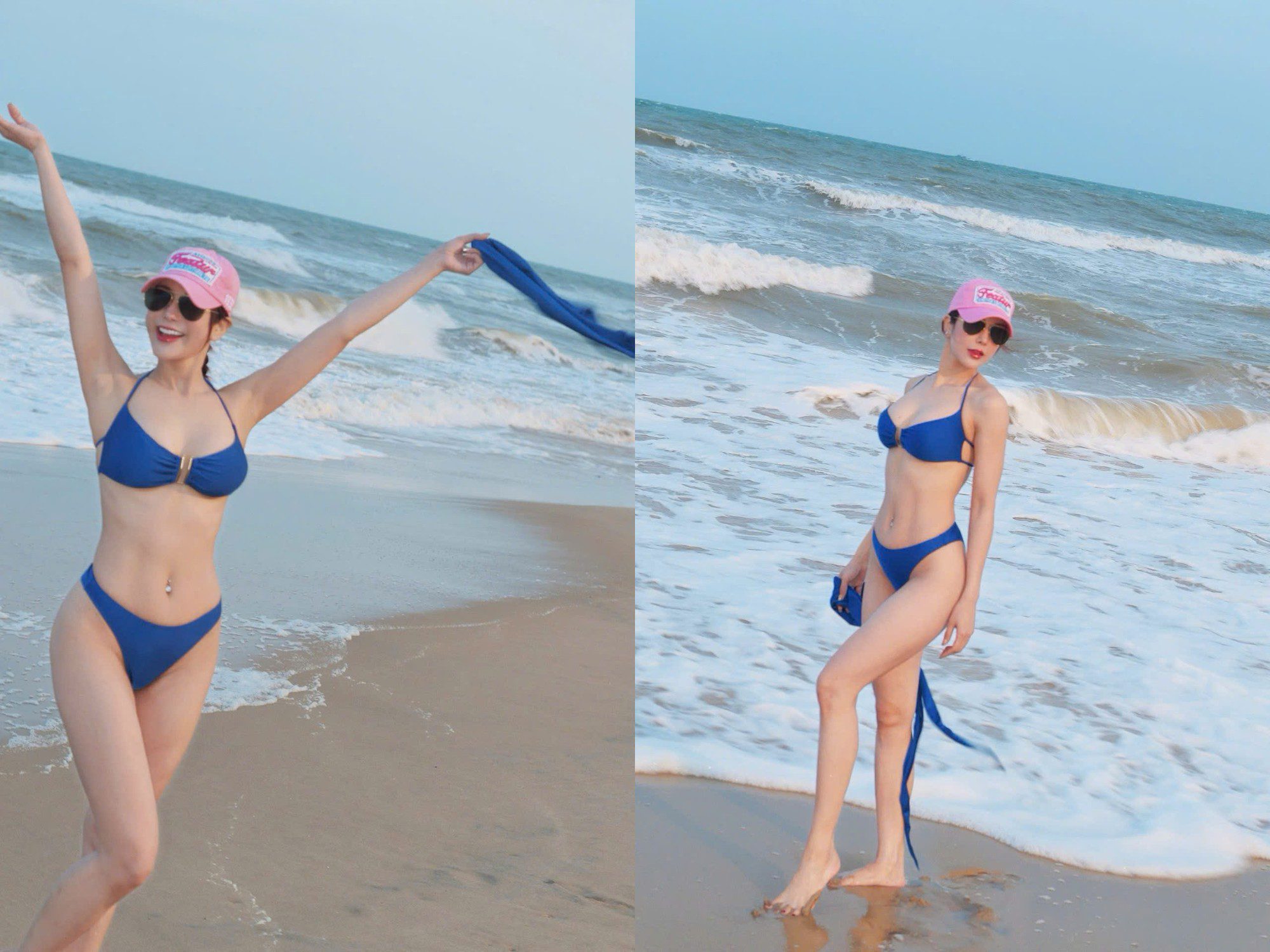 Diệp Lâm Anh khoe body 'bốc lửa' trong chuyến nghỉ dưỡng tại Phan Thiết