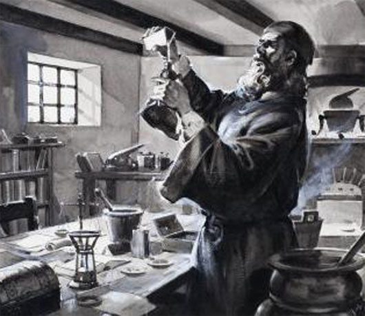 Tu sĩ Roger Bacon (1214-1294) người đầu tiên nghiên cứu thuốc súng tại châu Âu Tu sĩ Roger Bacon (1214-1294) người đầu tiên nghiên cứu thuốc súng tại châu Âu