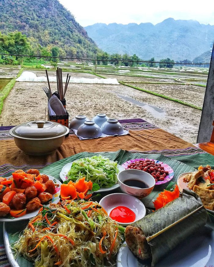 Bản Poom Cọong Mai Châu mang đến nhiều món ngon đặc sản