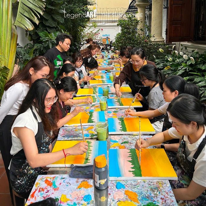 Địa điểm workshop vẽ tranh ở TPHCM cho bạn hòa mình vào nghệ thuật