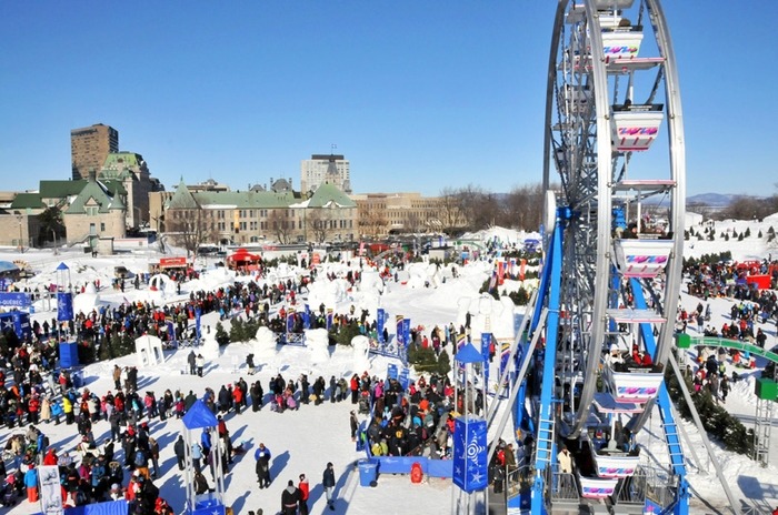 Không khí sôi động ở lễ hội mùa đông Carnaval de Québec - Ảnh: Du Học Quang Minh
