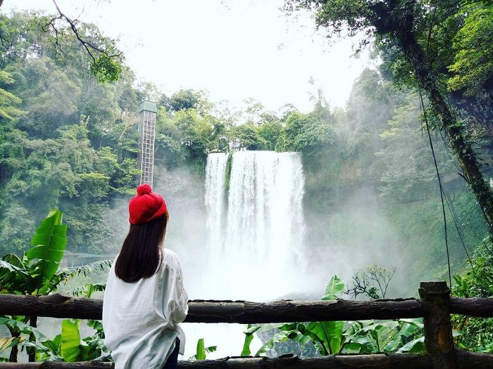 Tới Khu du lịch thác Dambri trong chuyến du xuân mùa hoa mua tím Bảo Lộc