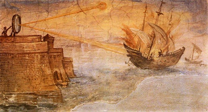 tia-tu-than-archimedes Bức tranh miêu tả tia tử thần Archimedes