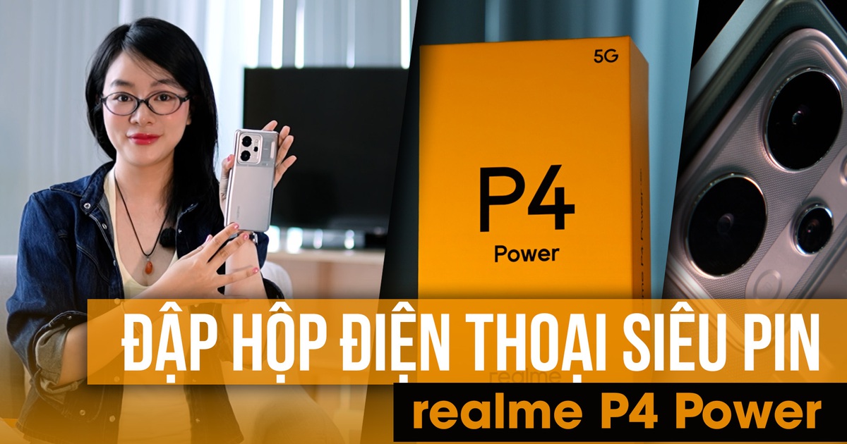 Trên tay realme P4 Power: Pin 10.000mAh liệu có ‘vô đối’ trong tầm giá?