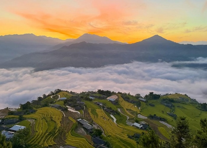 Lên bản Phùng Hà Giang, ngắm ruộng bậc thang bạt ngàn