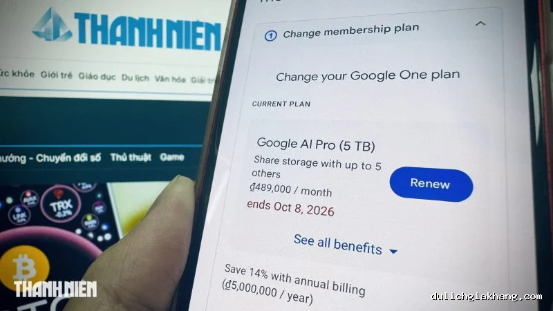Google thêm 3 TB lưu trữ cho người dùng gói AI Pro Google tặng miễn phí 3 TB lưu trữ cho người dùng gói AI Pro - Ảnh 1.