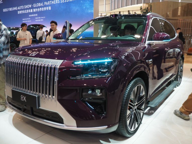 Zeekr 8X lộ diện tại Triển lãm ô tô Bắc Kinh: SUV điện mạnh 1.380 mã lực, có thể sạc đầy 80% trong 9 phút