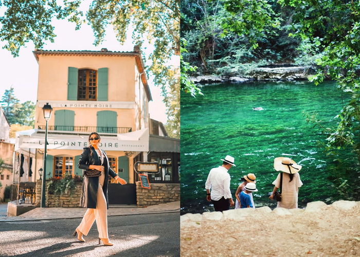 Thả hồn vào khung cảnh miền Nam lãng mạn tại làng Fontaine-de-Vaucluse Pháp
