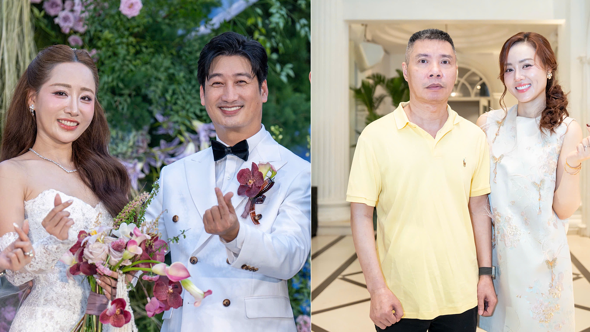 Vợ chồng Công Lý cùng dàn sao dự đám cưới Ngọc Quỳnh