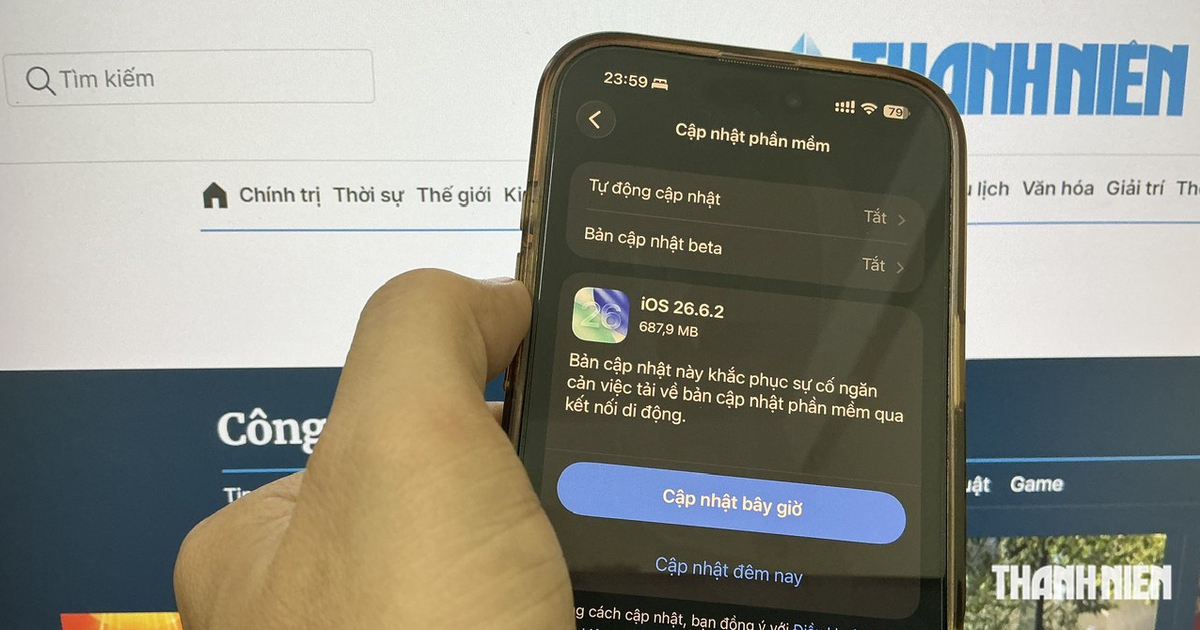 iOS 26.6.2 xuất hiện bất ngờ, người dùng cần cài đặt ngay