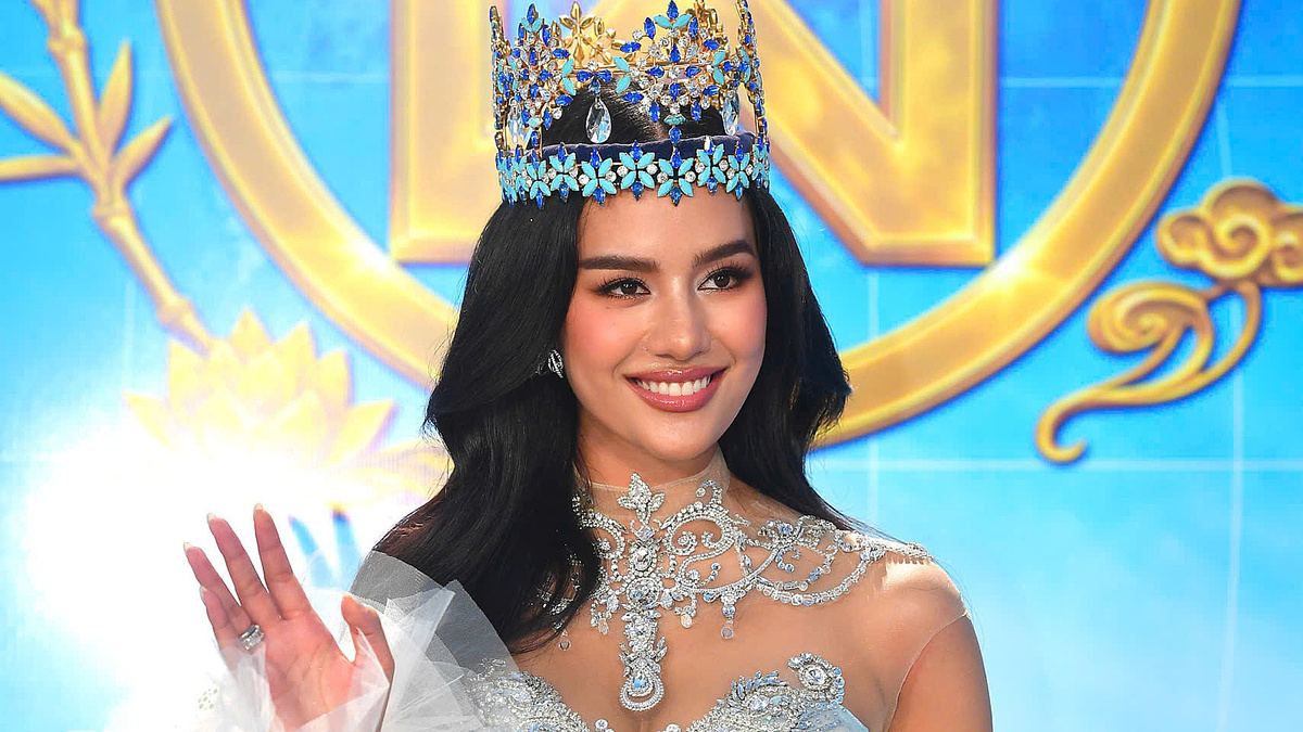 Hoa hậu, á hậu hội tụ thảm xanh chung kết Miss World