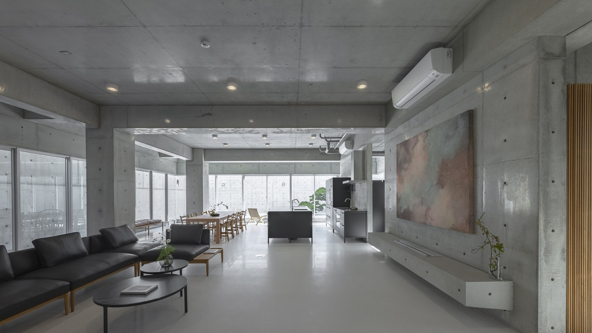 Ngôi nhà 222 m2 'hướng nội' từ trong ra ngoài