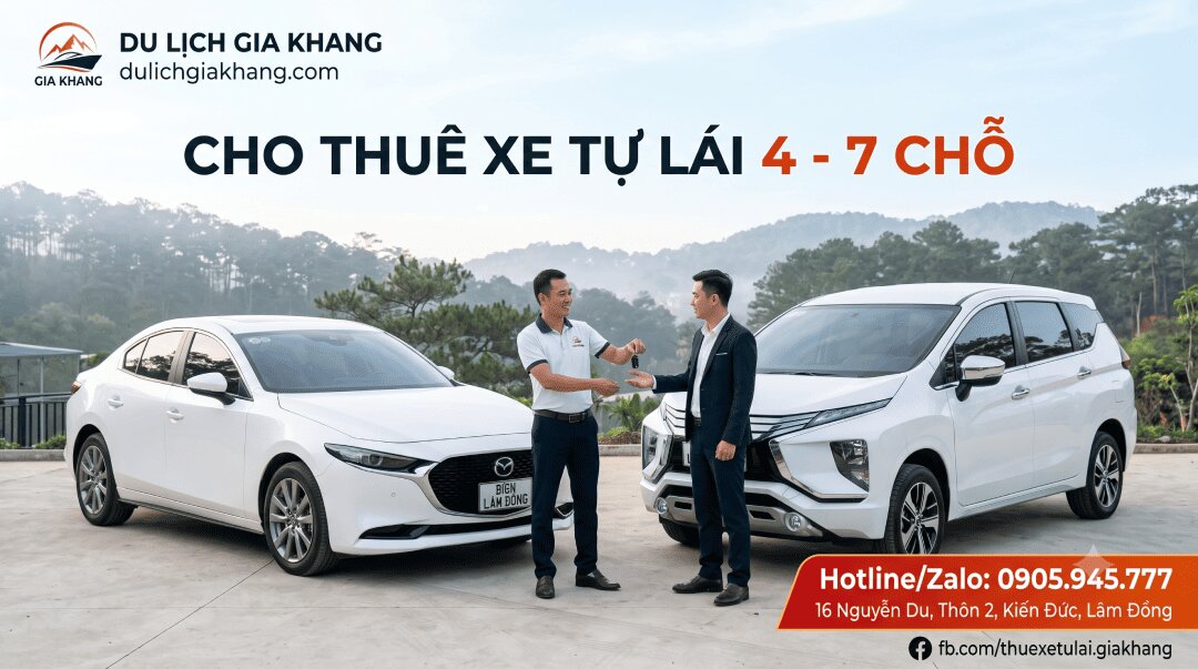 thuê xe tự lái Gia Nghĩa