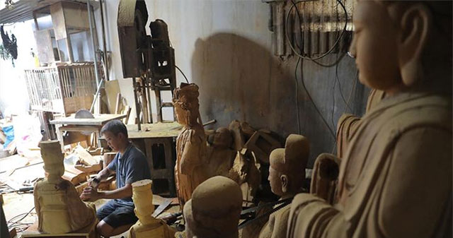 Vì sao người xưa thường dùng gỗ mít làm tượng thờ?